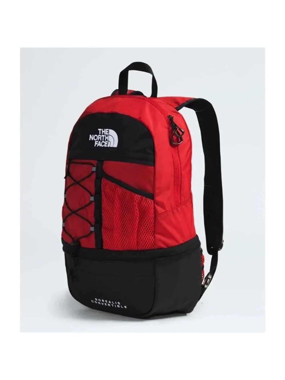 The North Face Borealis Convertible Backpack Fanny Pack Red Black One Size